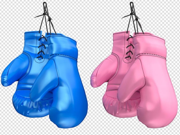 Boxhandschuhe für bewusstsein oktober pink und november blau kampf gegen krebs