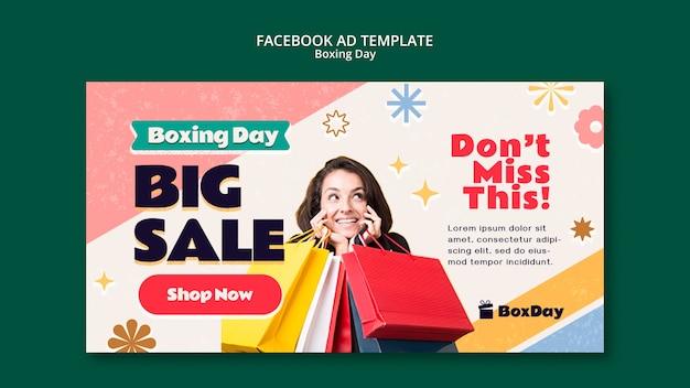 Boxing Day Social Media Promo-Vorlage