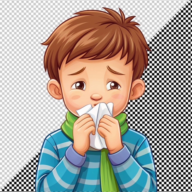 PSD boy who has cold and cough