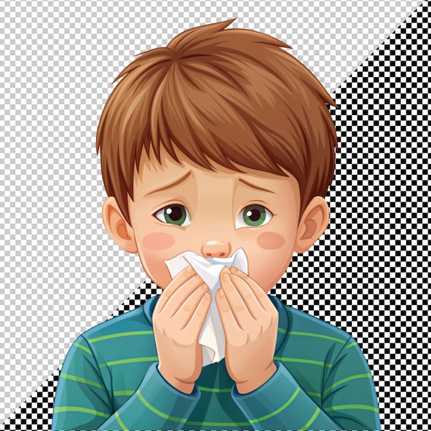 PSD boy who has cold and cough