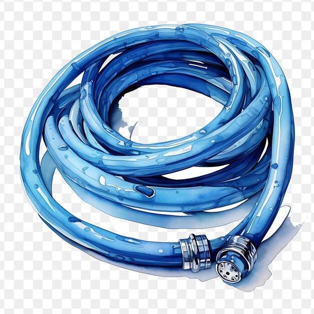 PSD un bracelet bleu avec une bande bleue dessus