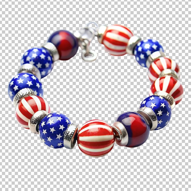 PSD bracelet sur le thème du drapeau des états-unis