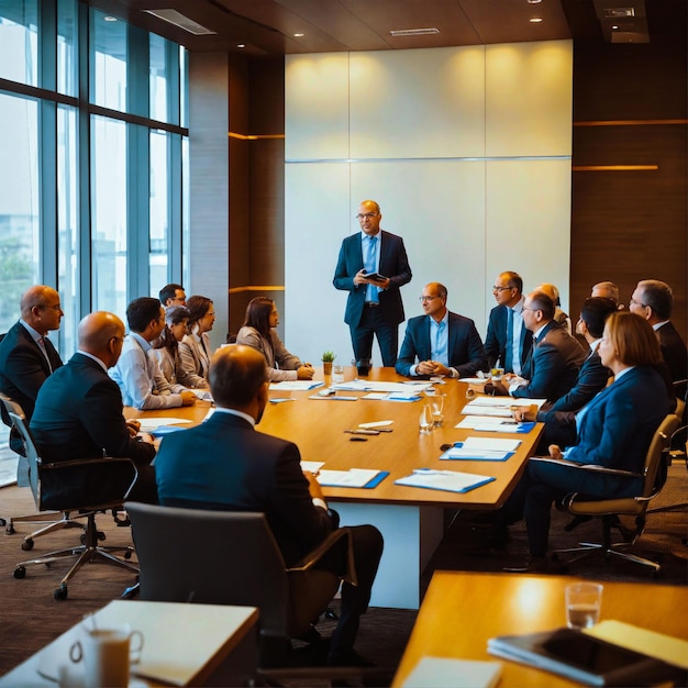Brainstorming des Chief Transformation Officer am Arbeitsplatz