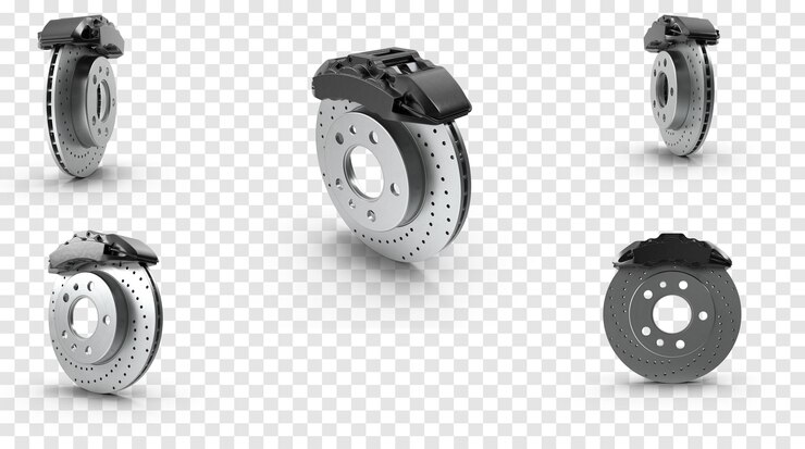 PSD brake discs and calipers display