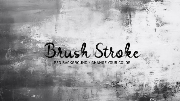 PSD branco mínimo pincel stroke pincel aquarela pintura a óleo desenho decoração de fundo