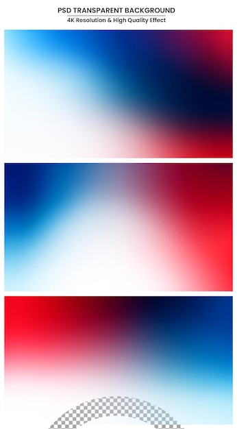 PSD branco vermelho azul mudança de gradiente padrão de banner de fundo espaço de cópia horizontal imagem de mesa