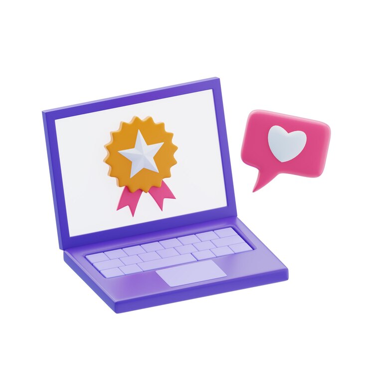 PSD brand engagement 3d icon
