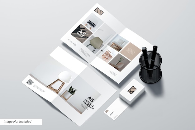 Branding-briefpapier-set-mockup