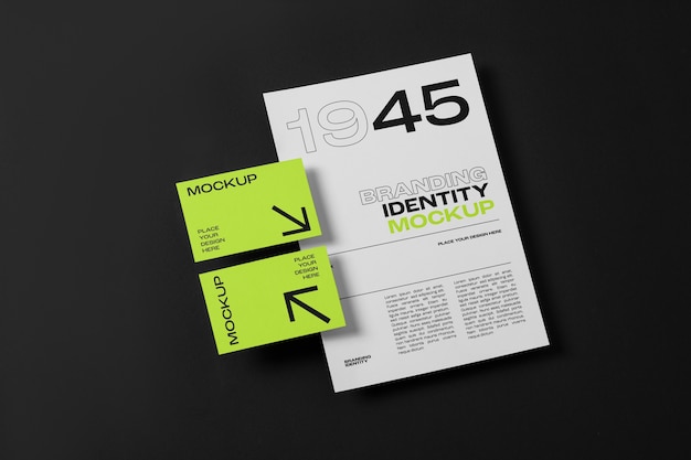 PSD branding-identitäts-mockup-design