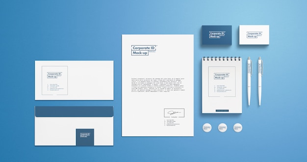 Branding Identity Mock-up set per