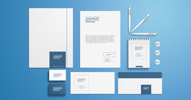 Branding Identity Mock-up set per