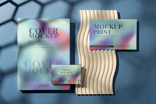 Branding-Konzept mit Farbverlauf und Schatten