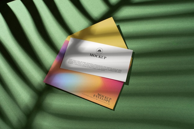 Branding-Konzept mit Farbverlauf und Schatten