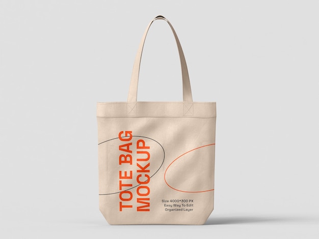Branding-Mockup für Stoff-Tote-Taschen