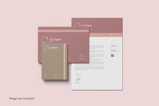 Branding Stationery Mockup para apresentar seu design aos clientes