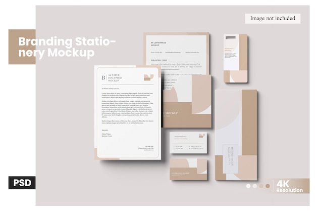 Branding Stationery Mockup per mostrare il tuo design ai clienti