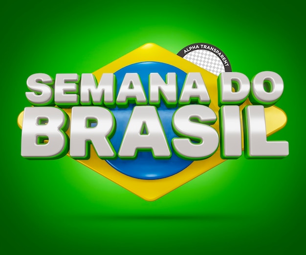 Brasilien-Woche, 3D-Stempel für Einzelhandelsförderung