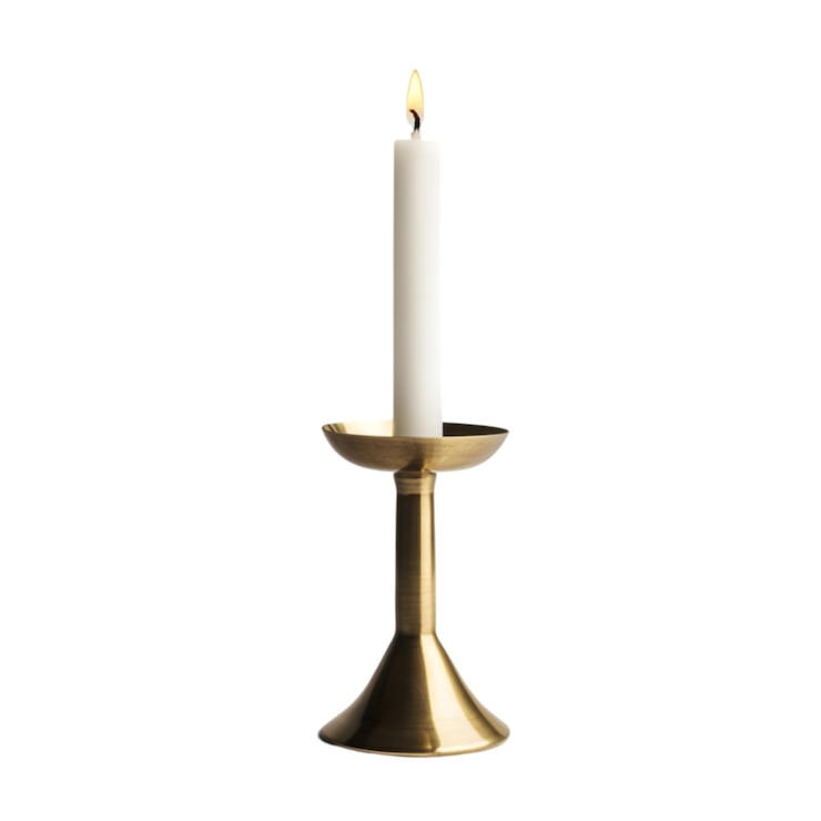 PSD brass candlestick holder
