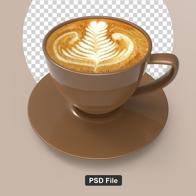 Braune Kaffeetasse