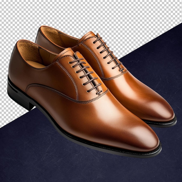 Braune Oxford-Schuhe für Männer aus Leder
