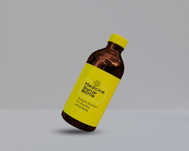 Braunglas-Tropfflaschenmodell