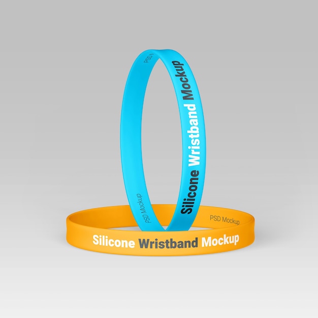 un brazalete amarillo y azul con la palabra schnauzer en él