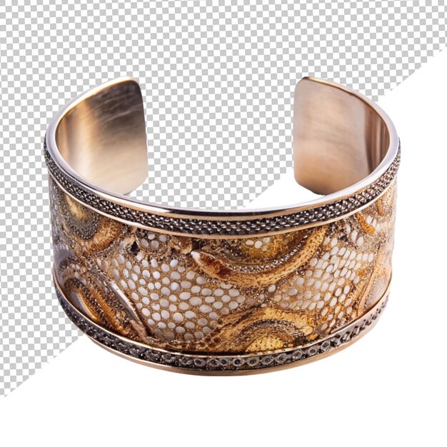 Brazalete de manguito sobre un fondo transparente