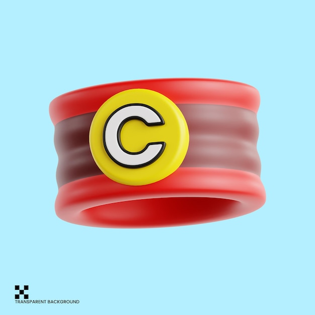 Brazo de capitán con letras en negrita