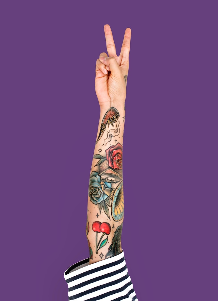 PSD brazo tatuado