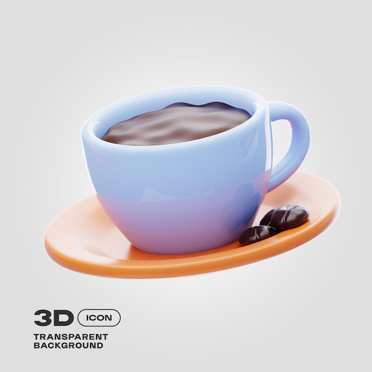 PSD breakfast lunch dishes 3d icon png template