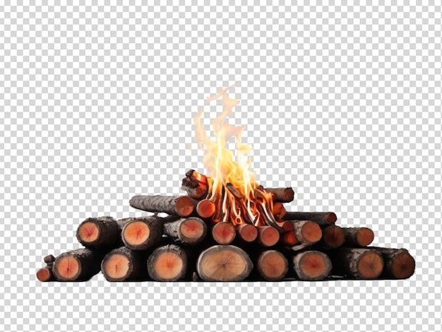 PSD brennendes feuer png