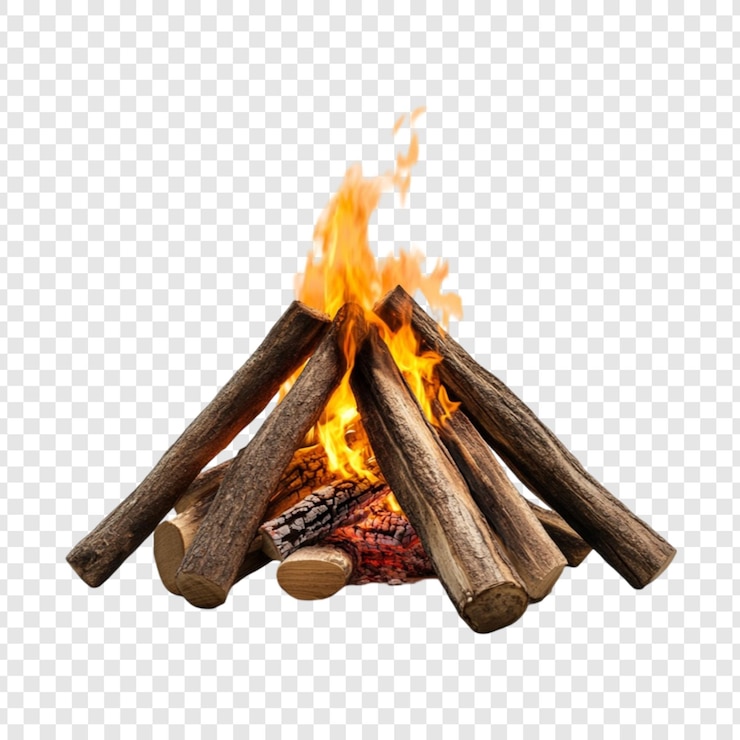 PSD brennendes lagerfeuer stämme lagerfeuer flammen wärme holzfeuer