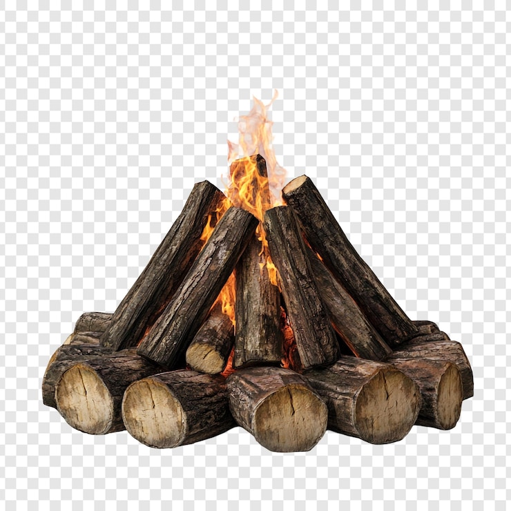 PSD brennendes lagerfeuer