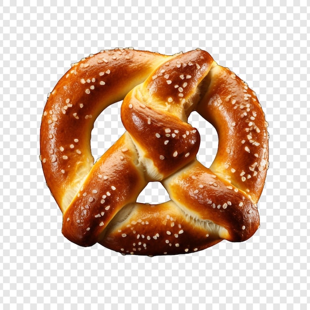 PSD brezeln pretzel isolé sur un fond transparent