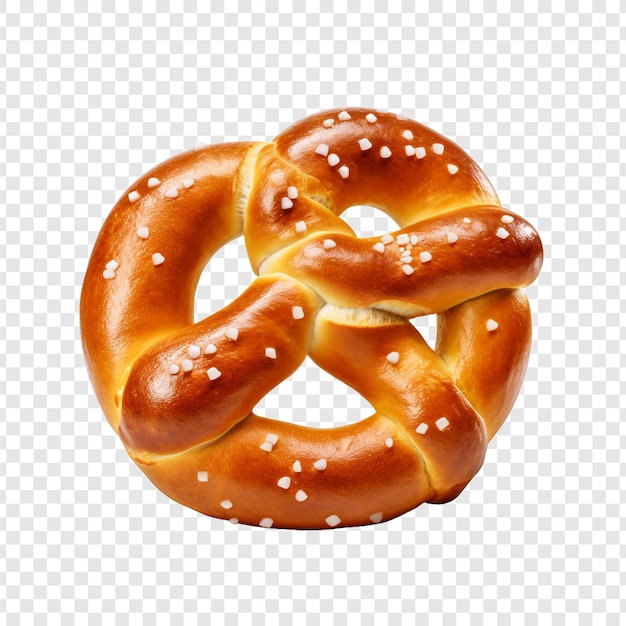 PSD brezeln pretzel isolé sur un fond transparent