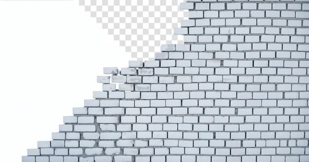 Brick Wall with Transparent Background