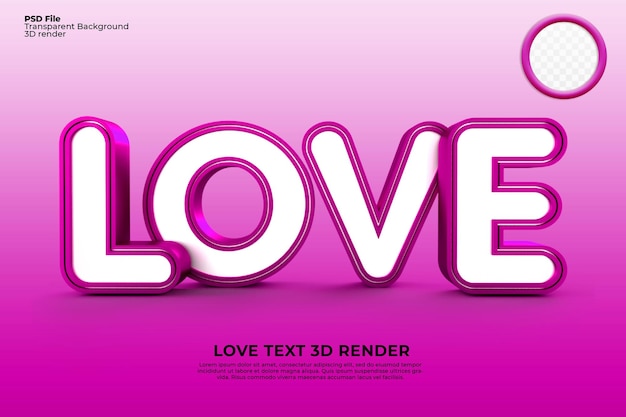 Brief liebe 3d render zum valentinstag