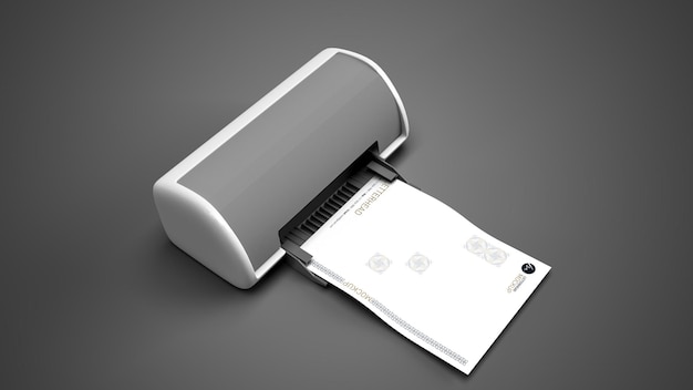 Briefkopf Mockup gedrucktes Briefkopf PSD Mockup A4 Mockup