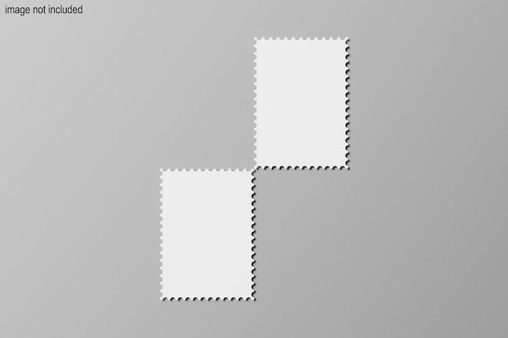 PSD briefmarken-attrappe