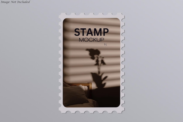 Briefmarken-Mockup