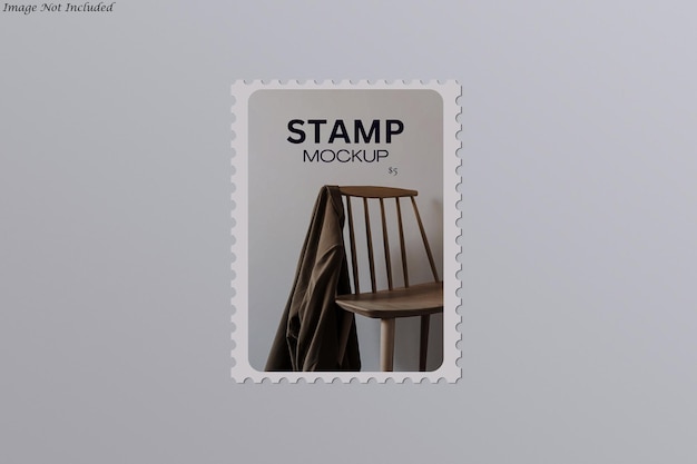 Briefmarken-Mockup
