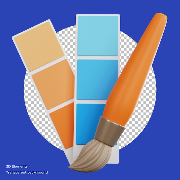Briefpapier 3D-Rendering