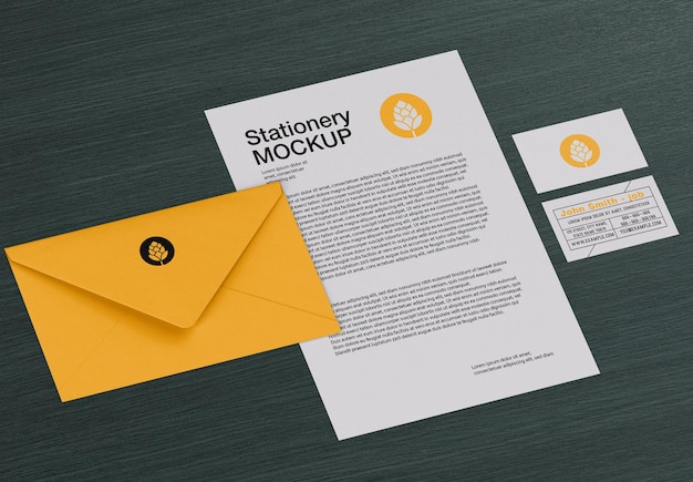 Briefpapier-branding-mockup