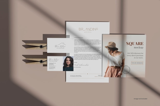 Briefpapier-branding-mockups