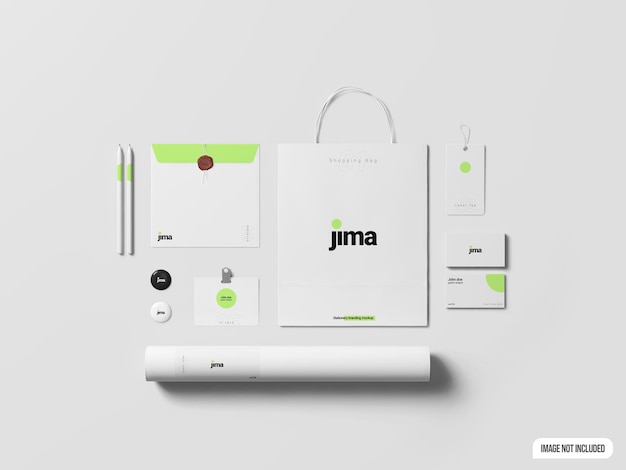 Briefpapier Branding Mokup