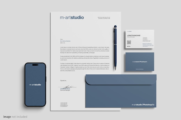 Briefpapier-Modell