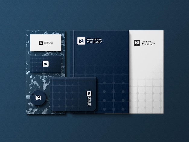 PSD briefpapier-set-mockup