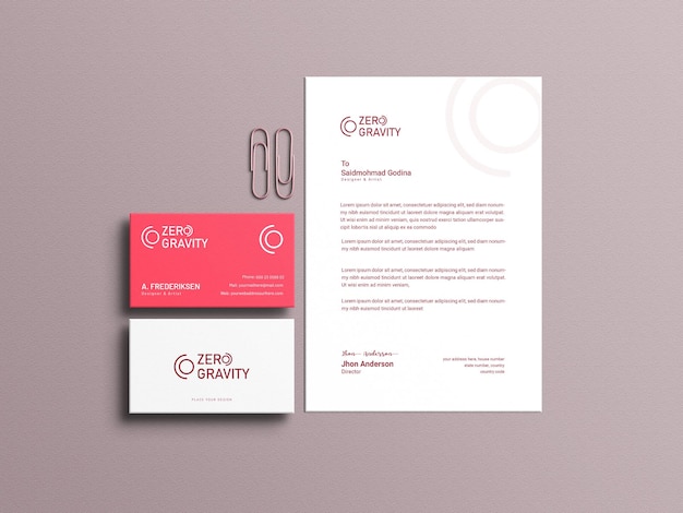 Briefpapier-Set-Modell