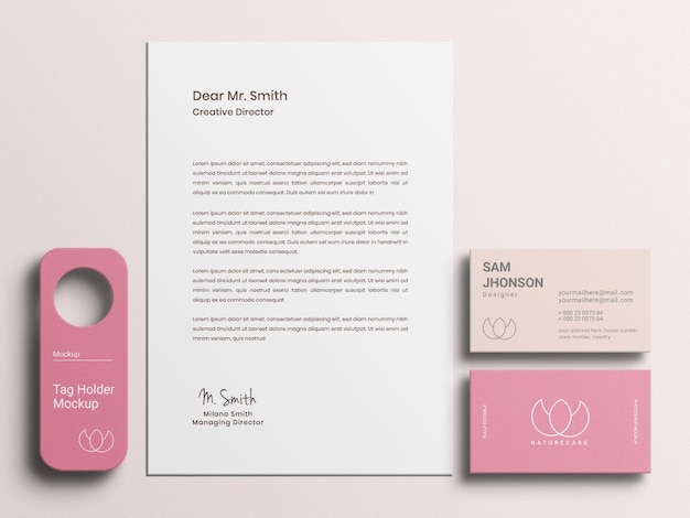 Briefpapier-Set-Modell