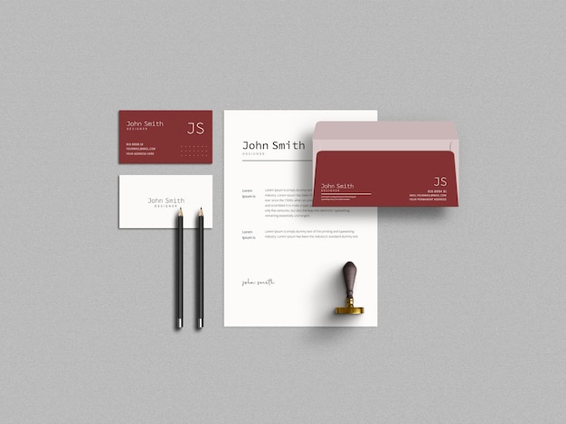 Briefpapier-Set-Modell